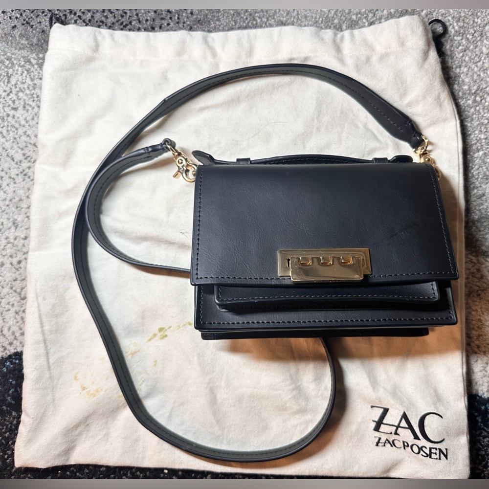 ZAC Zac Posen Earthette Mini Accordion Leather Crossbody
